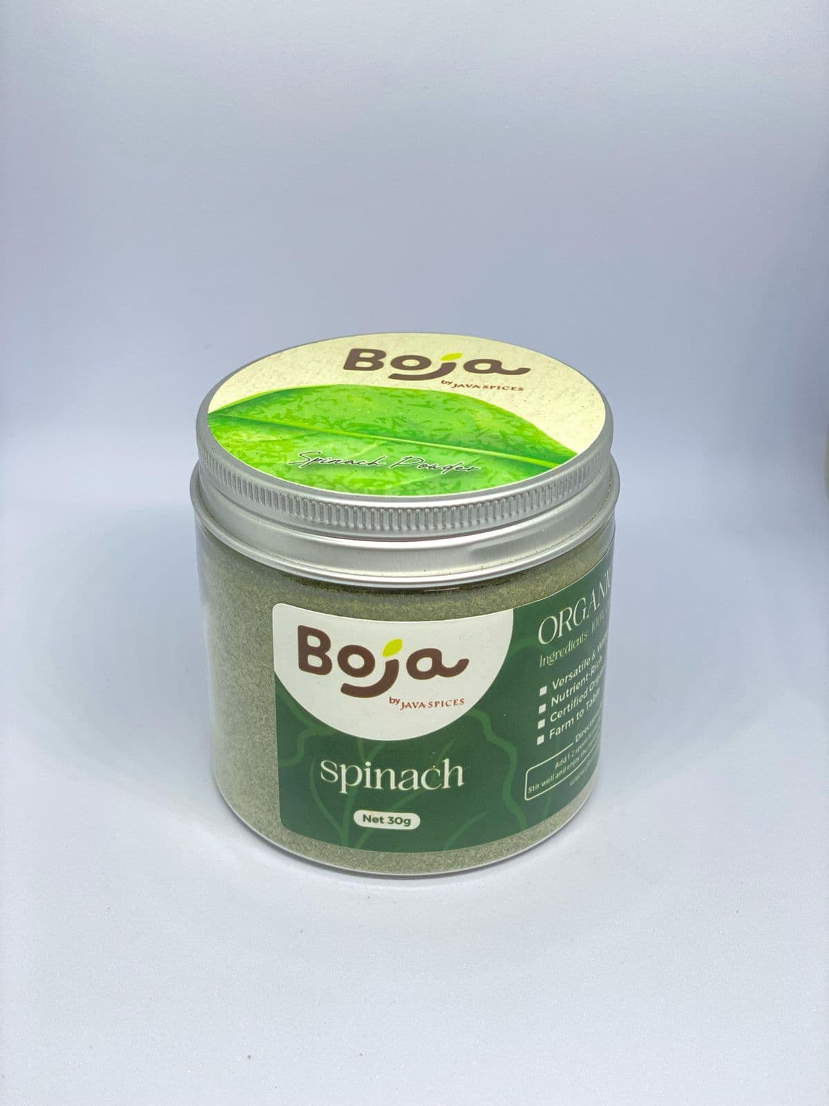 Spinach Powder - JavaSpices