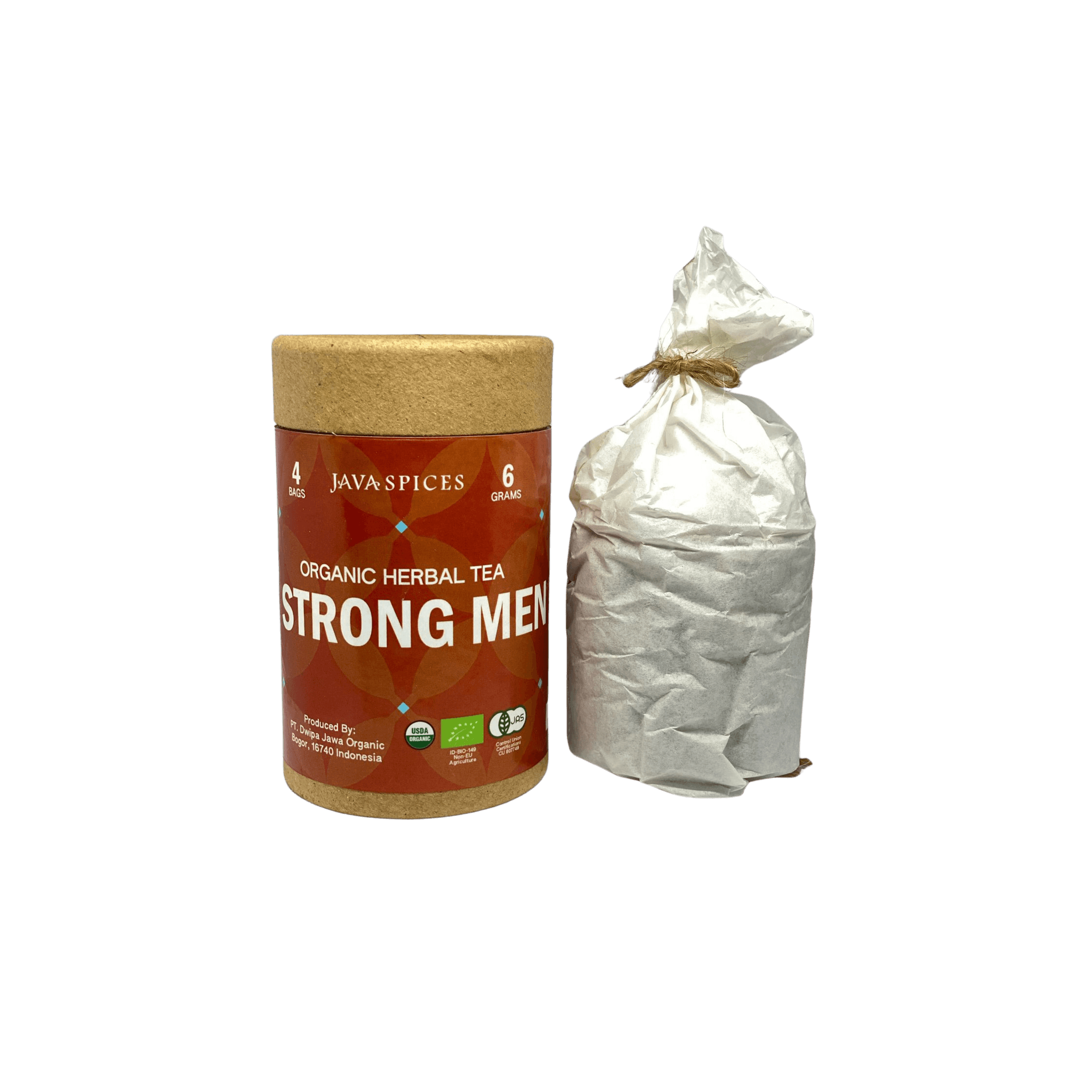 Organic Herbal Tea for Strong Men - JavaSpices